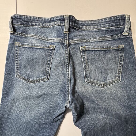 Vintage Gap Low Rise Boot Cut Jeans Womens 8/29 Ankle Med. Wash USA Made Stretch - Picture 11 of 12